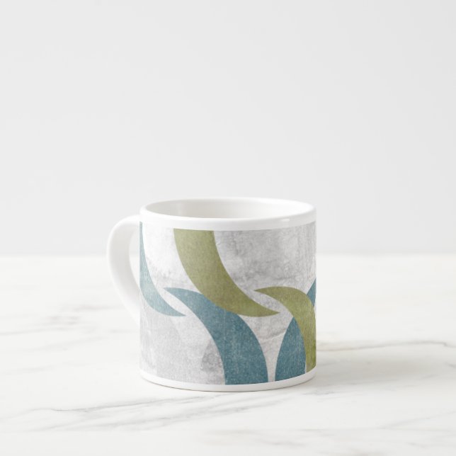 Xícara De Espresso Repetir Geométrico III (Frente Esquerda)