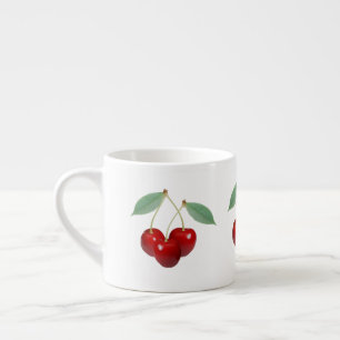 Xícara De Espresso Retro Cherries Specialty Mug