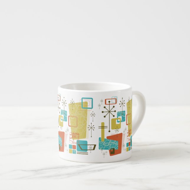 Xícara De Espresso Retro clássico (Frente Esquerda)