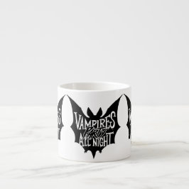 Xícara De Espresso Revelação Nocturna: Bash de Halloween do Vampiro