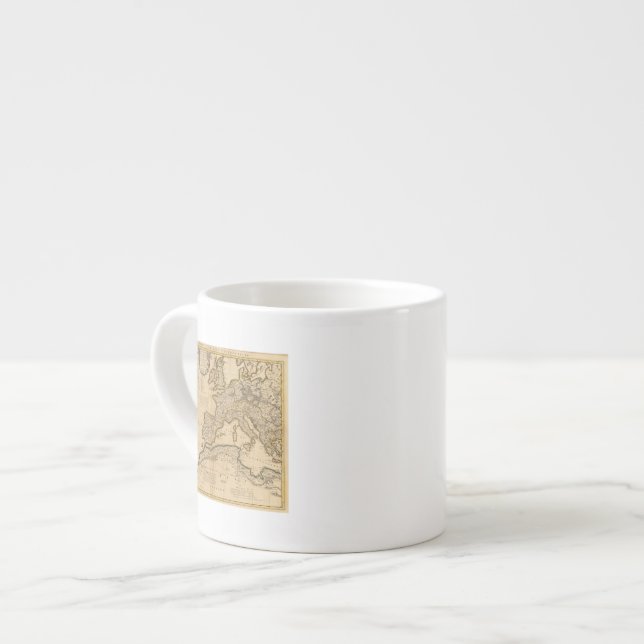 Xícara De Espresso Roma e hemisfério oriental (Frente Esquerda)