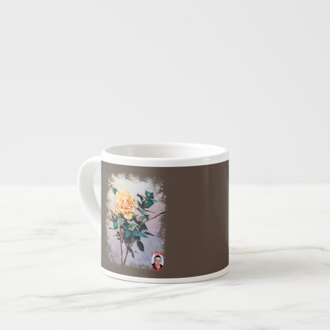 Xícara De Espresso Rosa (Frente Esquerda)