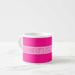 Xícara De Espresso Rosa Hot Personalizado Simples