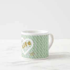 Xícara De Espresso Sage Life Espresso Mug, poeta Adiela Akoo