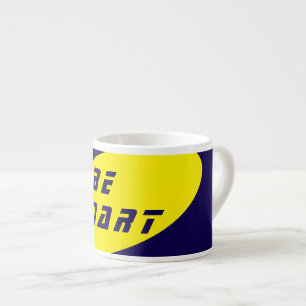 Xícara De Espresso Seja inteligente, beba inteligente - Mug especial