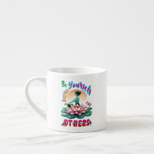 Xícara De Espresso Seja Você Mesmo A Inspirar Os Outros
