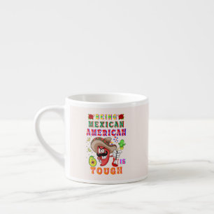 Xícara De Espresso Ser Mexicano-Americano É Difícil