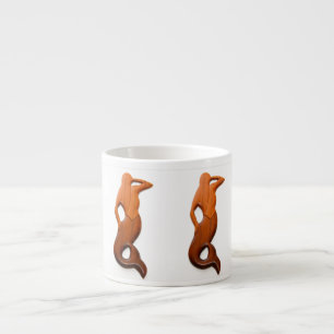 Xícara De Espresso sereias de observação tan