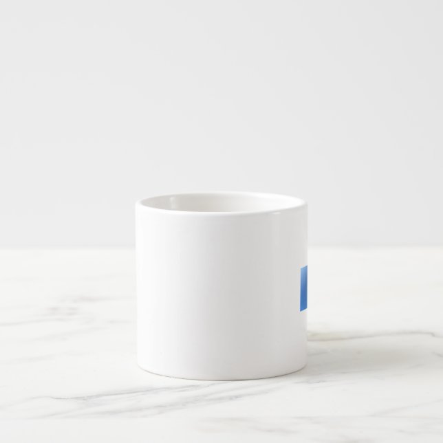 Xícara De Espresso Série Blue Sky nº 2 (Frente)