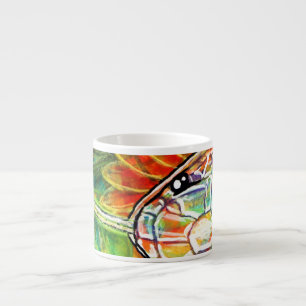 Xícara De Espresso Serpente do Arco-íris