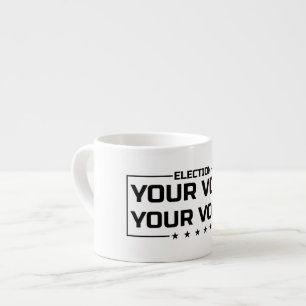 Xícara De Espresso Seu voto é preto