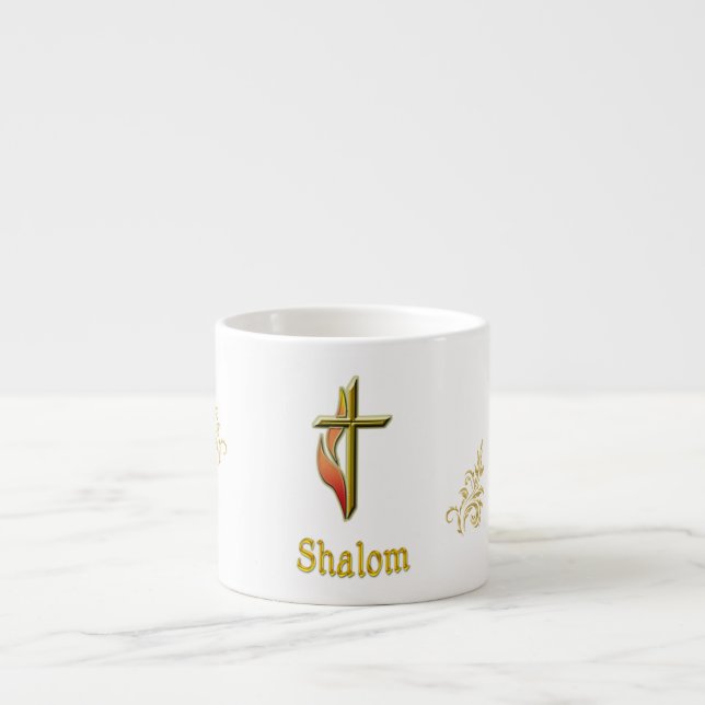 Xícara De Espresso Shalom (Frente)
