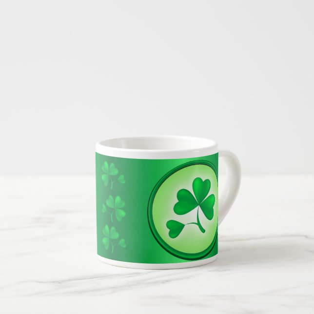 Xícara De Espresso Shamrock (Frente Esquerda)