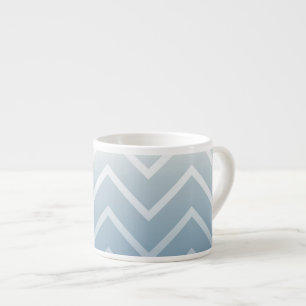Xícara De Espresso Sky White Chevron