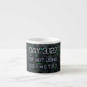 Xícara De Espresso SlipperyJoe não está usando a geometria interligan