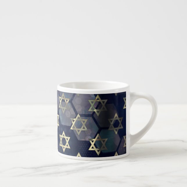 Xícara De Espresso SlipperyJoe's Happy Hanukkah, estrela múltipla do  (Direita)
