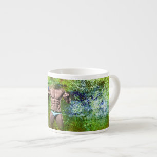 Xícara De Espresso SlipperyJoe's homem adulto altamente musculoso sem