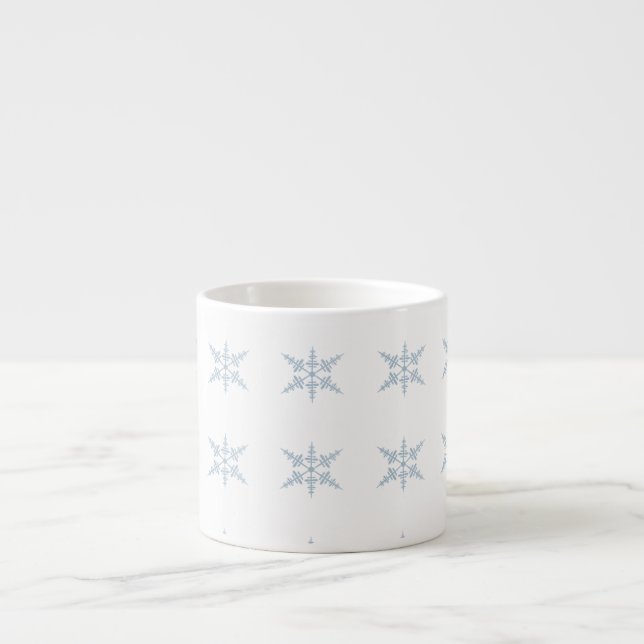 Xícara De Espresso Snowflake Specialty Mug (Frente)