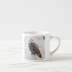 Xícara De Espresso Snowy Owl espresso mug