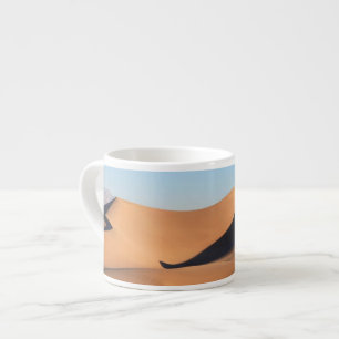 Xícara De Espresso Sombras surpreendentes do deserto