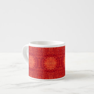Xícara De Espresso Souk Sunset: Padrão Marraquexe Laranja marroquino
