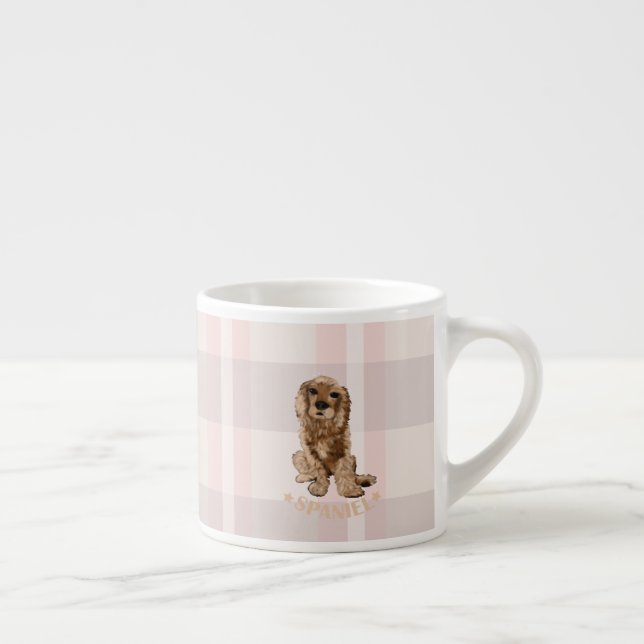 Xícara De Espresso Spaniel (Direita)