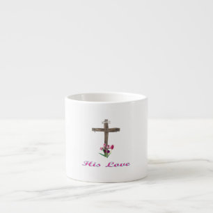 Xícara De Espresso Sua Cruz Cristã do Amor