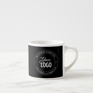 Xícara De Espresso Substituição Fácil de Logotipo e Texto Personalizá