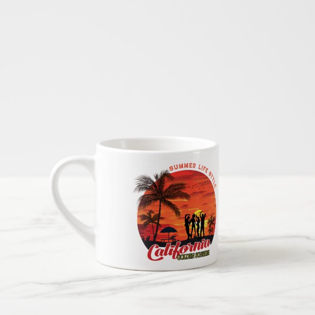 Xícara De Espresso Summer Life Style MUG (Esquerda)