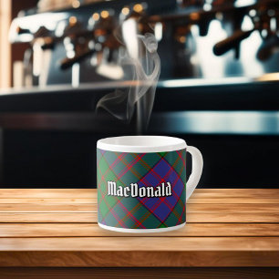 Xícara De Espresso Taça Espresso Clan MacDonald Tartan