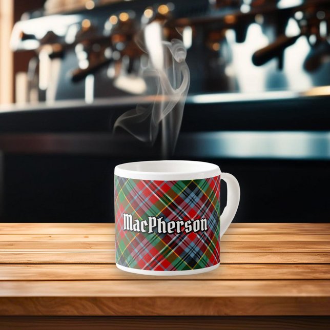 Xícara De Espresso Taça Espresso Clan MacPherson Tartan (Criador carregado)