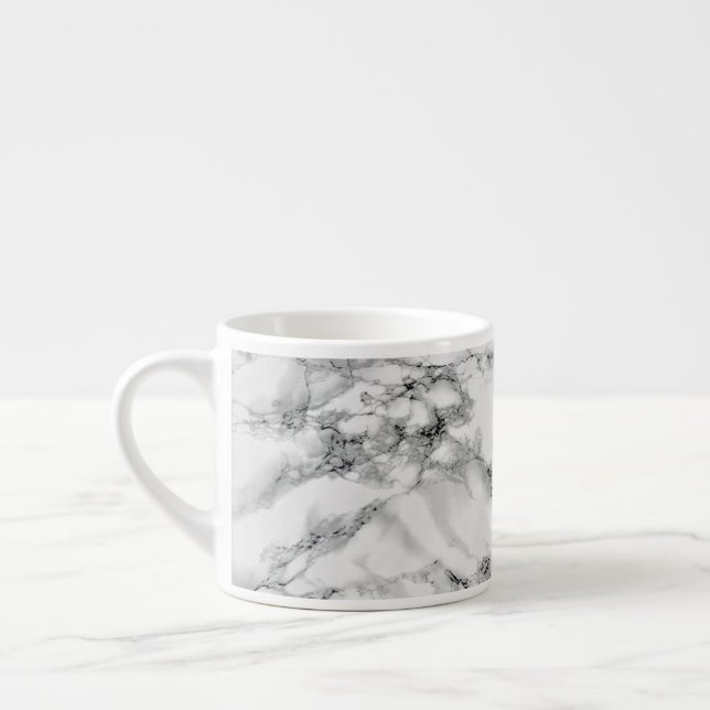Xícara De Espresso Taça Espresso de Marble Branco (Esquerda)