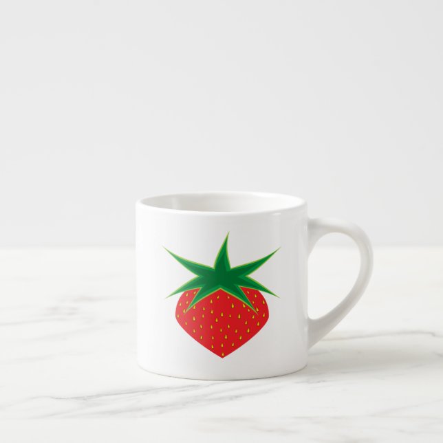 Xícara De Espresso Taça Espresso de Morango (Direita)