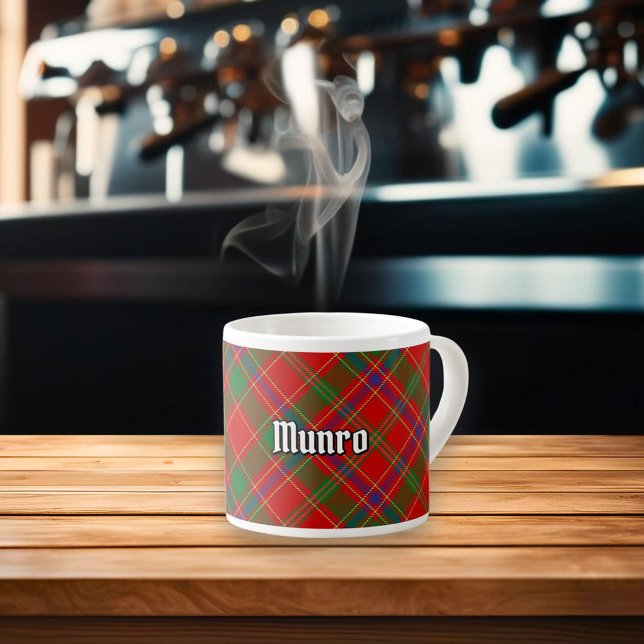 Xícara De Espresso Tartan do Clã Munro (Criador carregado)