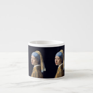 Xícara De Espresso Taza de espresso de La joven de la perla
