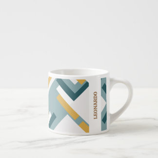 Xícara De Espresso Taza Espresso diseño geométrico personalizado