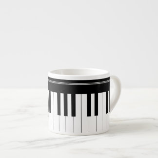 Xícara De Espresso Teclado de piano