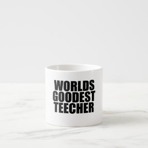 Xícara De Espresso Teecher mais doido do mundo