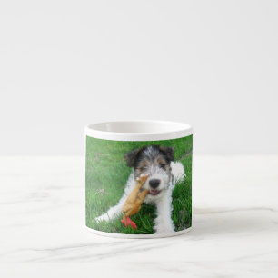 Xícara De Espresso terrier de raposa pup.png do fio