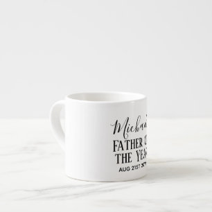 XÍCARA DE ESPRESSO TEXTO PERSONALIZADO DO PAI DO ANO