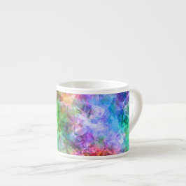 Xícara De Espresso Textura amassada colorida