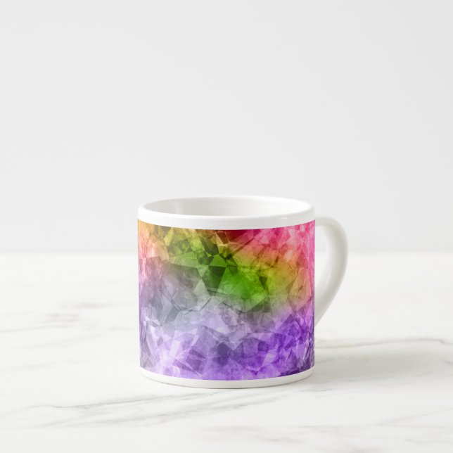 Xícara De Espresso Textura Exótica Despedaçada (Frente Esquerda)