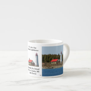 Xícara De Espresso Thunder Bay Island Light espresso mug