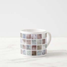 Xícara De Espresso Tijolos loft estilo parede de pedra cerâmica mármo