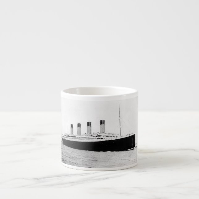 Xícara De Espresso Titanic RMS (Frente)