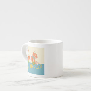 Xícara De Espresso Toy Cat com Ball of String