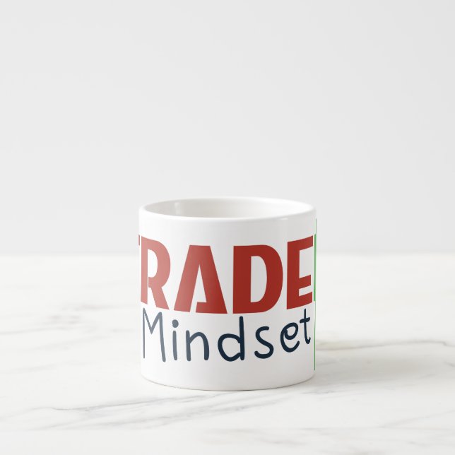 Xícara De Espresso Trader Mindset – Discipline Focused Trading (Frente)