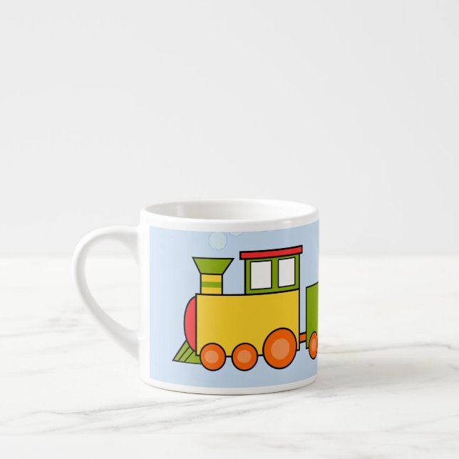 Xícara De Espresso Trem de Brinquedo Personalizado (Esquerda)