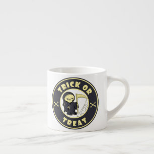 Xícara De Espresso Trick ou trata o personagem de "Cristo de Cristo" 