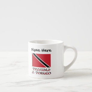Xícara De Espresso Trinidad/Trinidadiano de Tobago Bandeira Pessoal